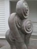Fiddlehead Family | Public Sculptures by Jim Sardonis | Norwich Public Library in Norwich