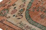 Vintage Distressed Rug with Floral Medallion, from Rug | Area Rug in Rugs by Rug and Kilim