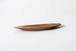 Walnut Sculpture Bowl on Nero Portoro Marble Base | Decorative Plate in Decorative Objects by Holzkunst Samuel Meisinger. Item composed of walnut compatible with art deco and modern style