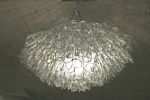 cedez le passage | Chandeliers by Eric Sauvé | Usine C in Montréal. Item composed of metal & glass