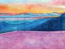 The Gathering | Mixed Media in Paintings by Catherine Twomey | UpMarket Gallery in Asheville. Item made of birch wood compatible with contemporary and modern style