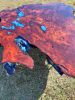 Exotic Waterfall Redwood Burl Coffee Table | Tables by Southern River Tables. Item made of wood