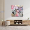 Shifting Seasons | Oil And Acrylic Painting in Paintings by Anastasiia Krykun. Item composed of canvas in minimalism or contemporary style