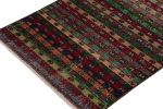 1960s Vintage Distressed Runner in Multicolor Stripes | Area Rug in Rugs by Rug and Kilim