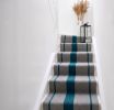 Handwoven Woolen Runner Rug | Rugs by Evergreen Carpets. Item composed of wool in boho or minimalism style