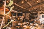 San Tropez Wine Bar - Tables, chairs, bar stools, communal tables and design elements | Tables by The Strong Oaks Woodshop