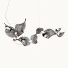 Dune 6 Curve Pendant Light | Chandeliers by MOSS Objects. Item made of metal compatible with contemporary and japandi style