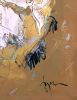Botanical Essence: Orchid VI | Oil And Acrylic Painting in Paintings by Dorothy Fagan Fine Arts. Item made of canvas works with minimalism & mid century modern style