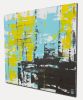 Static Yellow | Oil And Acrylic Painting in Paintings by Ronald Hunter. Item composed of canvas & synthetic