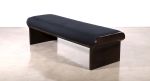 Sculptural Modern Oil Rubbed Bronze and Fabric Bench, Elia | Benches & Ottomans by Costantini Designñ