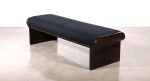 Sculptural Modern Oil Rubbed Bronze and Fabric Bench, Elia | Benches & Ottomans by Costantini Design