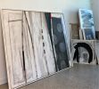 Bamboo Series | Oil And Acrylic Painting in Paintings by Debra Yates. Item made of bamboo with fabric