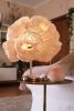 Modern Fabric Plain Table Lamp Anemone by Studio Mirei | Lamps by Costantini Design. Item made of fabric with copper