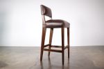 Bruno Stool from Costantini in Argentine Rosewood and Leathe | Bar Stool in Chairs by Costantini Design. Item composed of wood in contemporary or modern style