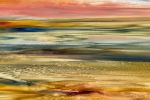 Pink Sunset | Oil And Acrylic Painting in Paintings by Kozyuk Gallery. Item made of canvas works with boho & contemporary style