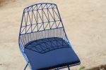 Electric Blue Lucy Chair | Accent Chair in Chairs by Bend Goods. Item composed of metal