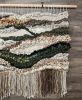 Woven Tapestry "Soft Terrain" | Wall Hangings by Tissage Sauvage. Item made of wood & cotton compatible with boho and country & farmhouse style