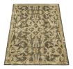 Rug & Kilim’s Distressed Rug in Beige-Brown with Herati | Area Rug in Rugs by Rug and Kilim. Item composed of wool