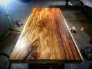 Solid Wood Slab Table | Dining Table in Tables by DI VITA Style. Item made of wood & steel