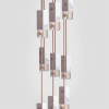 Lamp/One Marble 9-Light Chandelier | Chandeliers by Formaminima