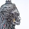 Modern Shiva | Sculptures by Brian Mock | Hotel Zelos San Francisco in San Francisco. Item made of metal
