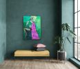 "You Are Beautiful" | Mixed Media by Vanessa Pineda Fox. Item made of canvas works with contemporary & modern style