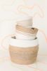 Chunky Coiled Rope and Jute Bucket | Vase in Vases & Vessels by MOkun | Bay Area Made x Wescover 2019 Design Showcase in Alameda. Item composed of cotton and fiber