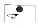 Industrial sconce with pleated LONG OVAL lampshade | Sconces by Studio Pleat. Item made of metal with paper works with mid century modern & contemporary style