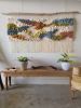 Woven Wall Art "Wild Valley" | Tapestry in Wall Hangings by MossHound Designs by Nicole Hemmerly | Maxine Orange in Fort Walton Beach. Item made of wool works with boho & mid century modern style