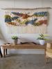 Woven Wall Art "Wild Valley" | Tapestry in Wall Hangings by MossHound Designs | Maxine Orange in Fort Walton Beach. Item made of wool works with boho & mid century modern style