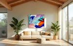 "An Exotic Nature" - Original Painting | Oil And Acrylic Painting in Paintings by Jilli Darling. Item composed of canvas & synthetic compatible with boho and minimalism style
