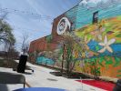 Watershed | Street Murals by Paul Santoleri | Roxborough Pocket Park in Philadelphia
