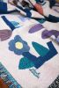 Flower Tetris Blanket | Linens & Bedding by Leah Duncan. Item made of cotton works with minimalism & mid century modern style