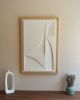 No. 115 Japandi Plaster Wall Relief - Scandinavian Decor | Wall Sculpture in Wall Hangings by Joseph A