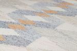 Rug & Kilim’s Scandinavian Rug in Beige and Gray, with Blue | Area Rug in Rugs by Rug and Kilim