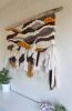 Liyla | Tapestry in Wall Hangings by Keyaiira | leather + fiber. Item composed of wood and fabric