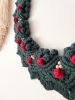 Macrame Christmas Wreath | Macrame Wall Hanging in Wall Hangings by Damla. Item made of cotton with metal works with boho style