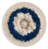 BREATHE IN, BREATHE OUT | Round Woven Wall Ar | Tapestry in Wall Hangings by Melodie Nicolle. Item composed of cotton and metal in boho or contemporary style