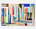 SOLD - Thin, lengthy objects - Acrylic painting 80 x 120x4cm | Oil And Acrylic Painting in Paintings by Jilli Darling