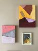 Dissociation 55 (Framed by artist) Textured Acrylic Painting | Oil And Acrylic Painting in Paintings by Helena Parriott. Item composed of canvas in minimalism or contemporary style