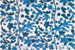 Blue Figs Fabric | Curtain in Curtains & Drapes by Jessie de Salis. Item made of linen compatible with boho and mid century modern style