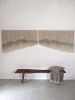 Seraphic Wings | Tapestry in Wall Hangings by Kat | Home Studio. Item made of wood with wool works with minimalism & contemporary style