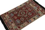Rug & Kilim’s Antique Tribal rug in Red, Blue, Green & Black | Area Rug in Rugs by Rug and Kilim