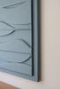 Sculptural Textured Art inspired by Water | Mixed Media by Blank Space Studios. Item composed of wood and cement in contemporary or coastal style