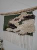 Textile Fiber Art - "Leaf" | Macrame Wall Hanging in Wall Hangings by MossHound Designs by Nicole Hemmerly. Item made of wool works with boho & country & farmhouse style