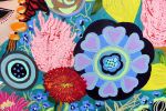 CARNIVAL GARDEN - large floral painting | Oil And Acrylic Painting in Paintings by Marinela Puscasu. Item made of canvas works with boho & contemporary style