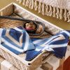 Tisa Indigo Table Napkin ( set of 4 ) | Linens & Bedding by Studio Variously. Item composed of cotton in contemporary style