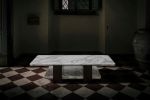 Torii Coffee Table in Carrara Marble | Tables by ETAMORPH. Item made of oak wood & stone