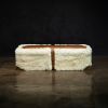 Shearling & Leather Custom Contemporary Bench by Costantini | Benches & Ottomans by Costantini Design. Item made of wood & leather