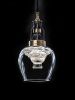 Blown glass/crystal inserts #42 | Pendants by Vitro Lighting Designs. Item composed of bronze and glass